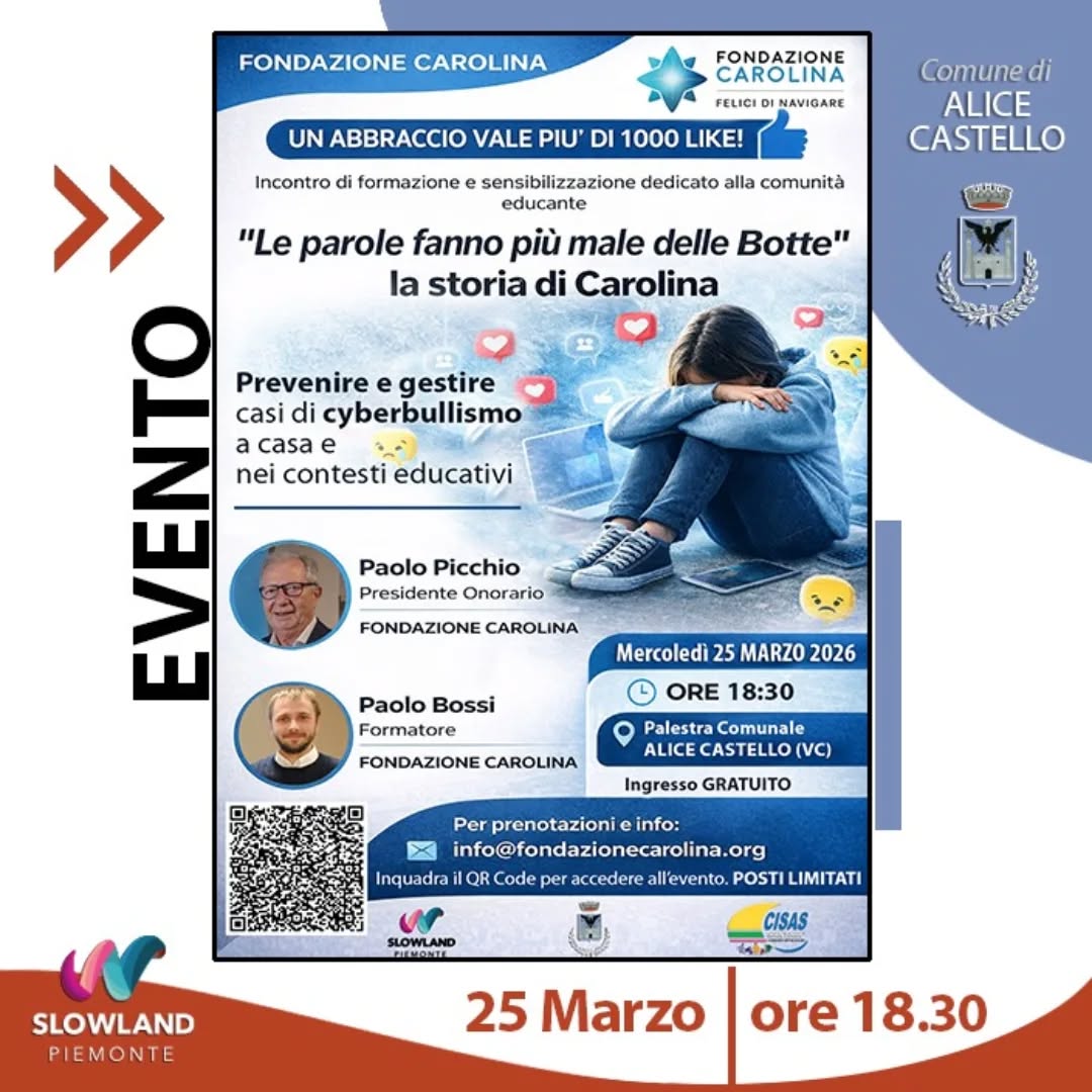 Evento cyberbullismo