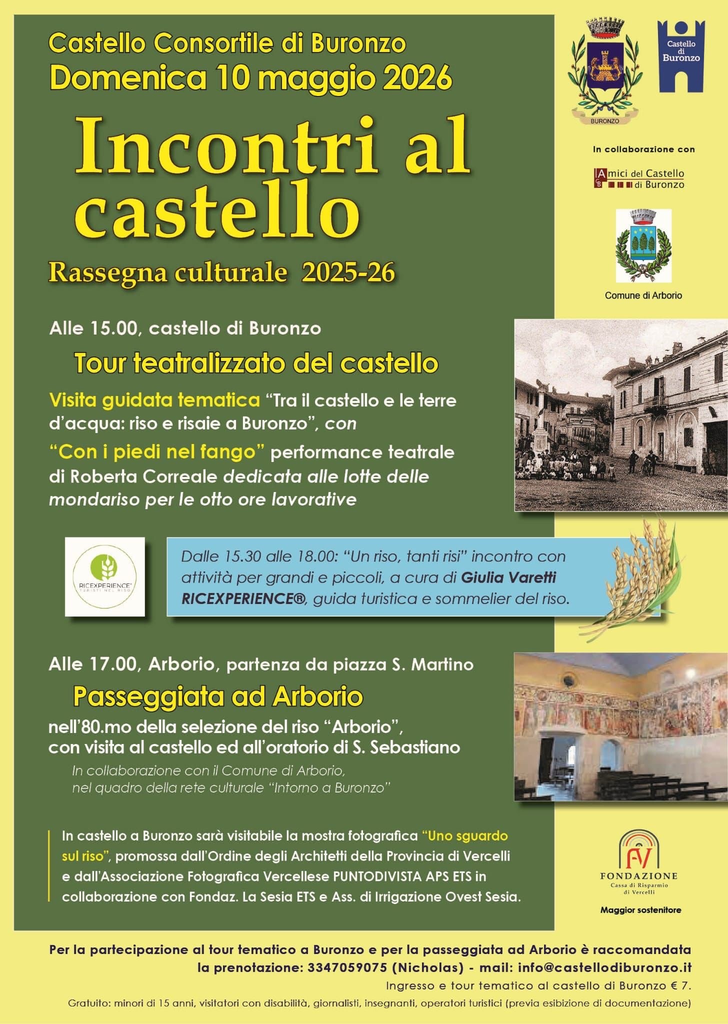 Incontri al castello di Buronzo