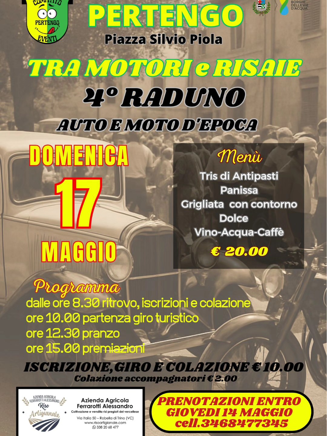 Tra motori e risaie