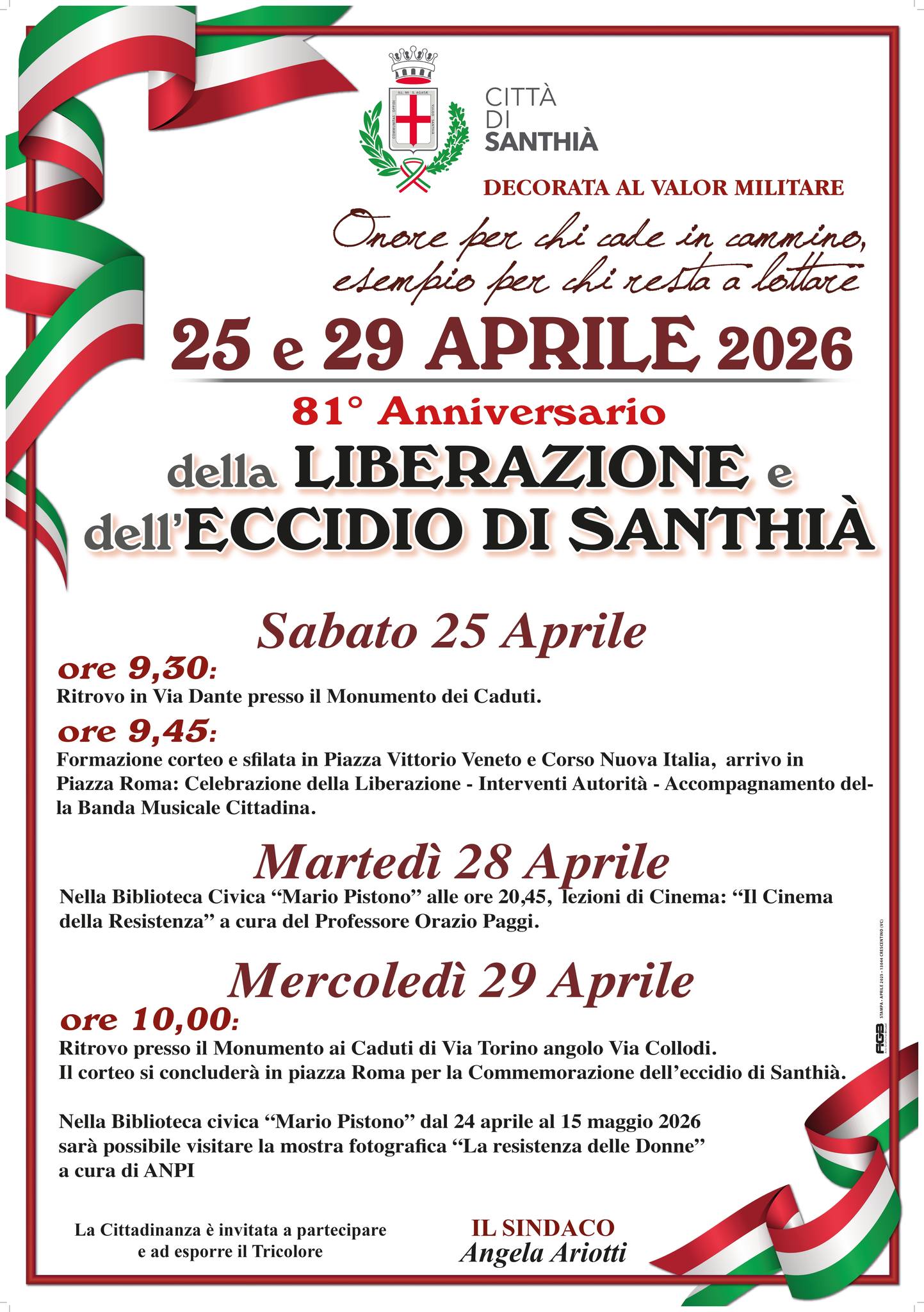 Festa della liberazione santhià