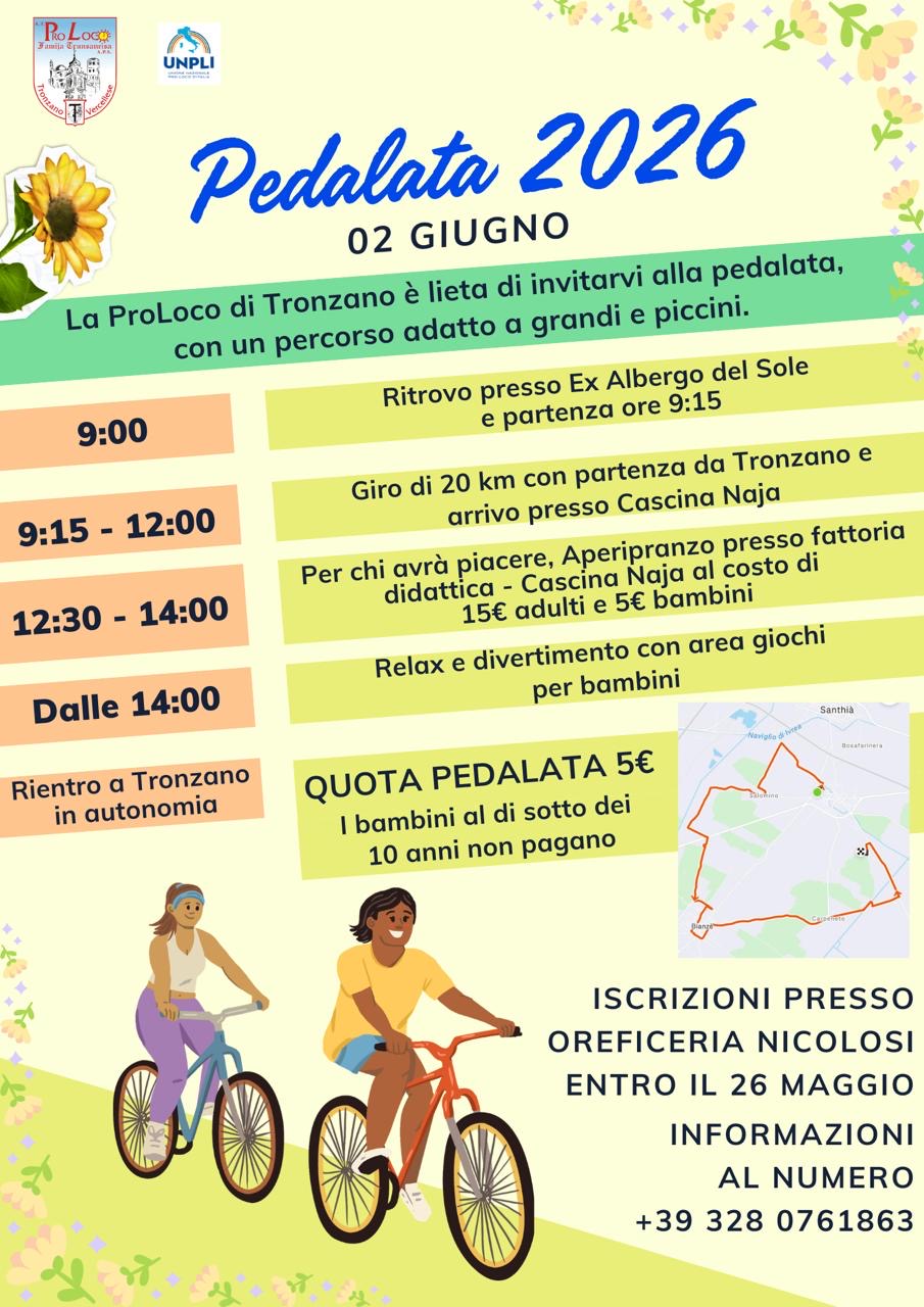 pedalata tronzano