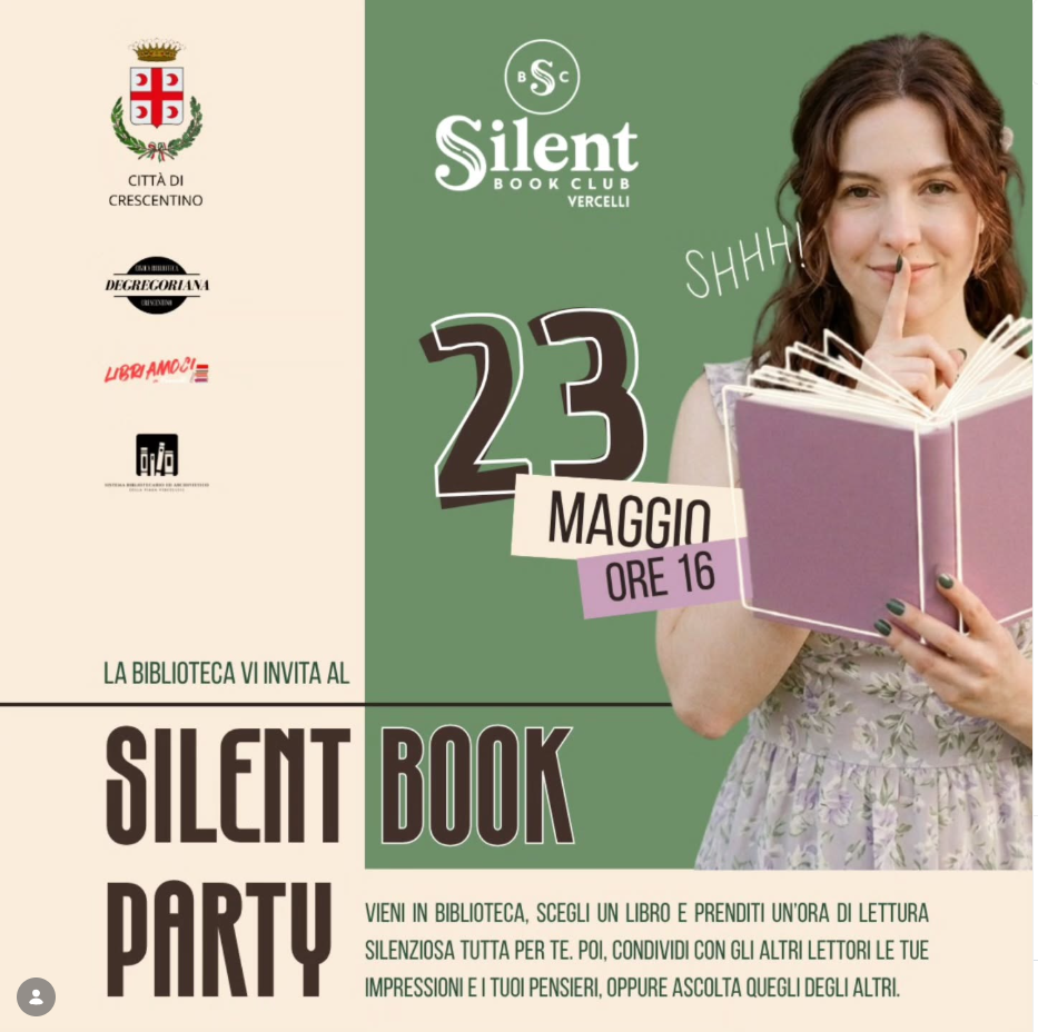 Silent book party