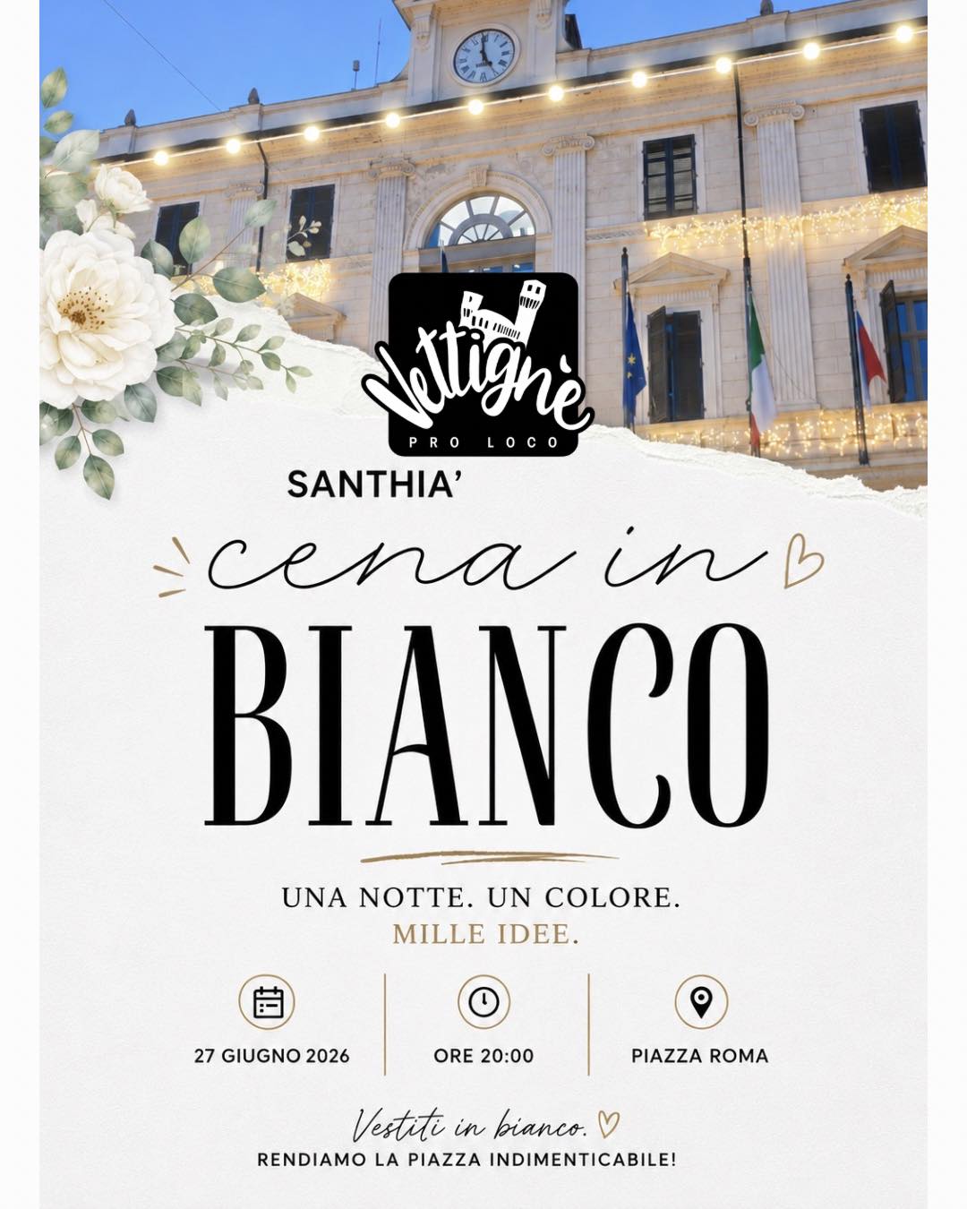Cena in bianco