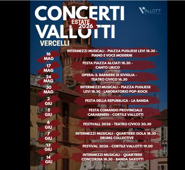Concerti estate 2026