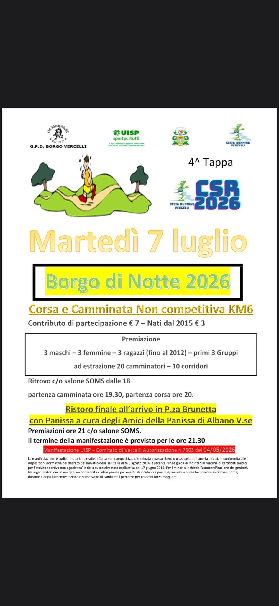 borgo di notte 2026