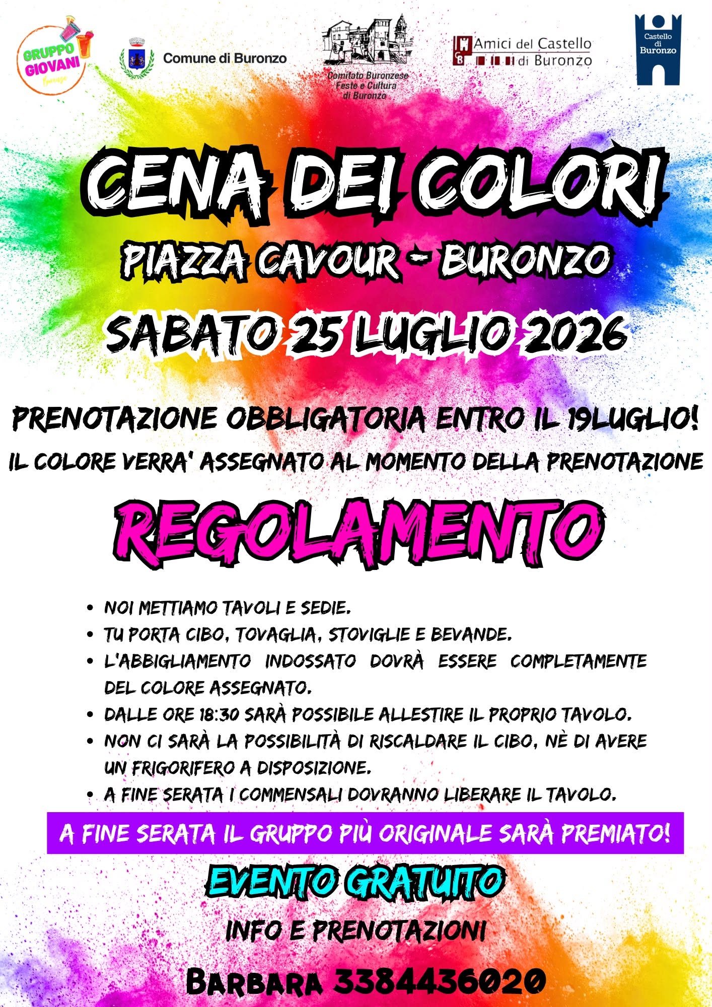 Cena dei colori