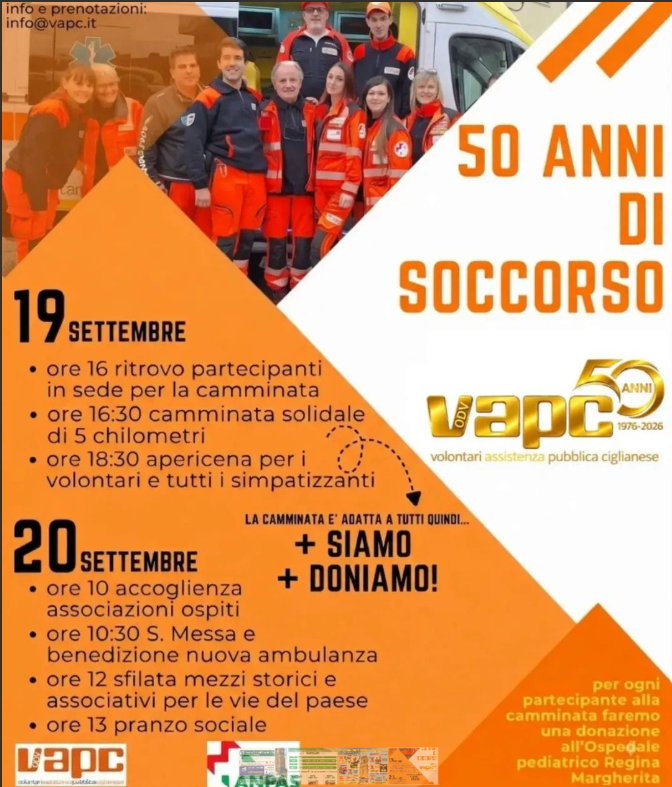 50 anni di soccorso