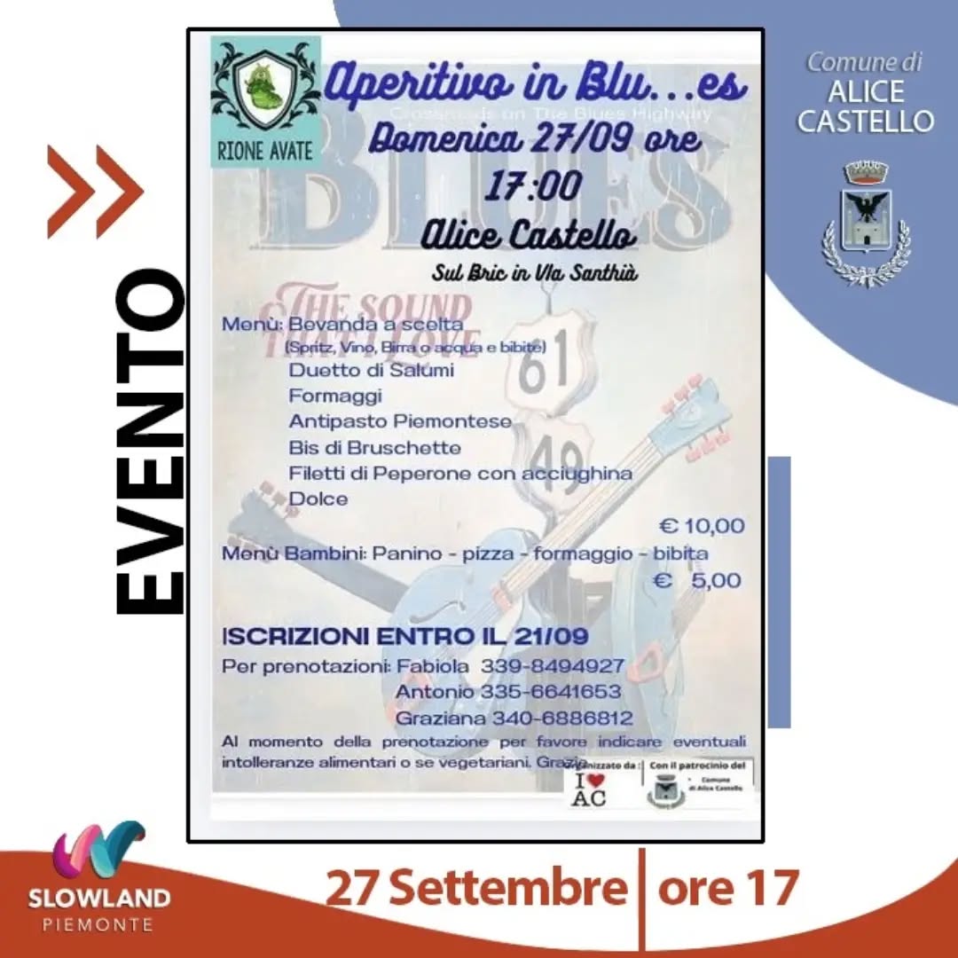 Aperitivo in blu