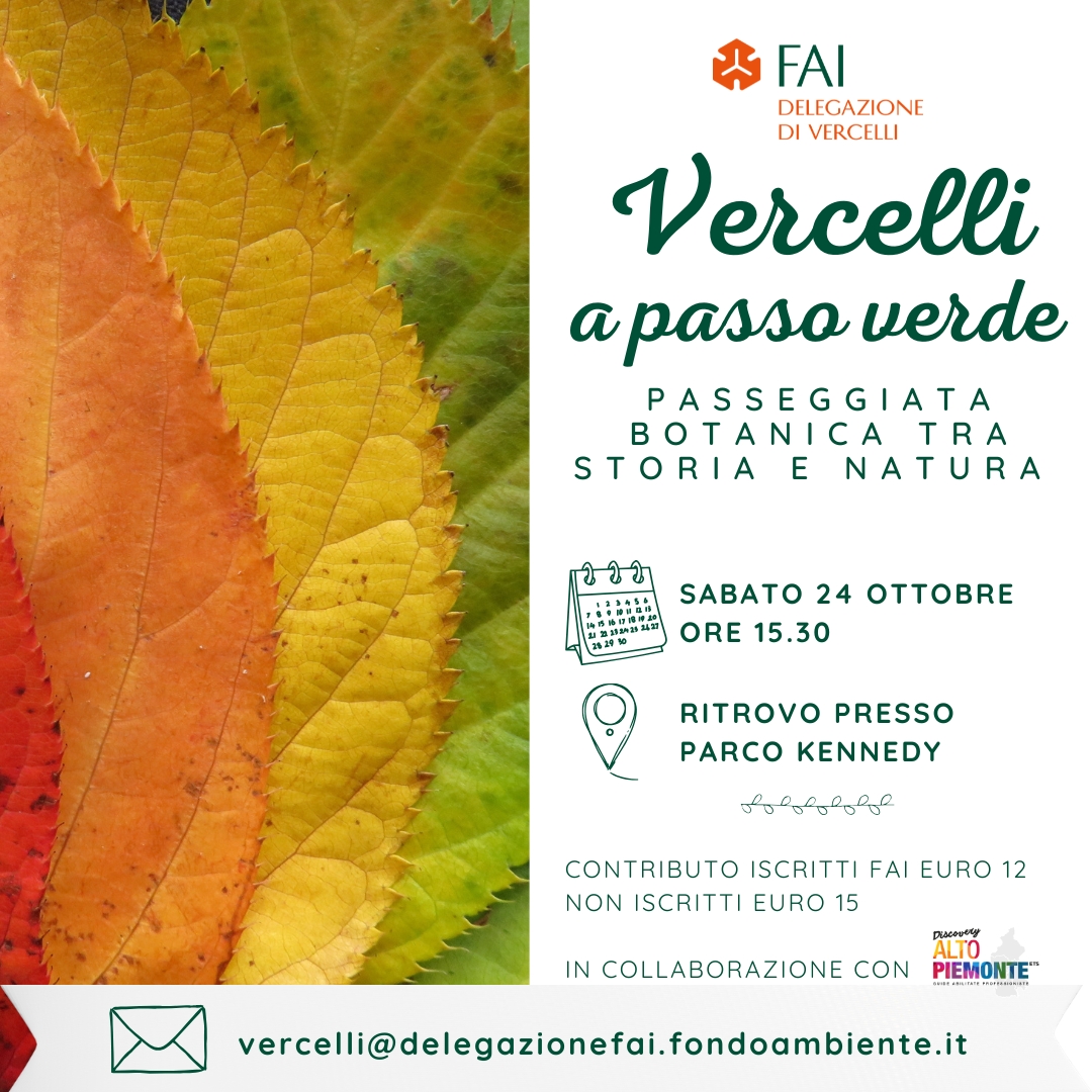 Vercelli a passo verde